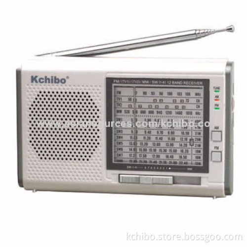 FM Stereo Radio with Built-in Digital Amplifier, Sized 130 x 82 x 25mm
